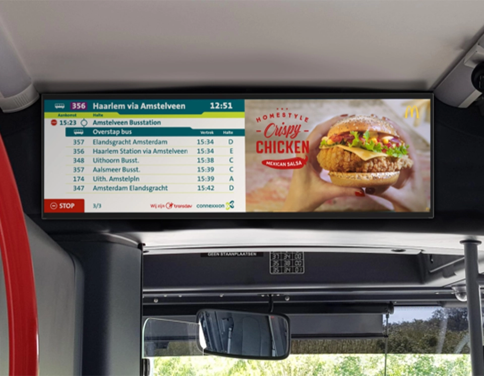 Implementatie van narrowcasting in OV